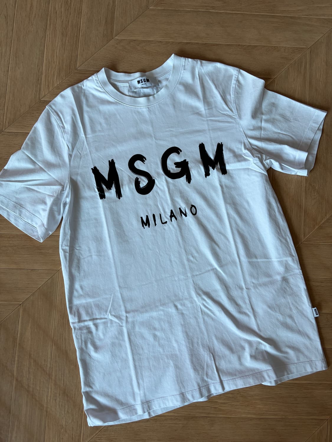 MSGM 밀라노 로고 티셔츠 S 상품이미지1