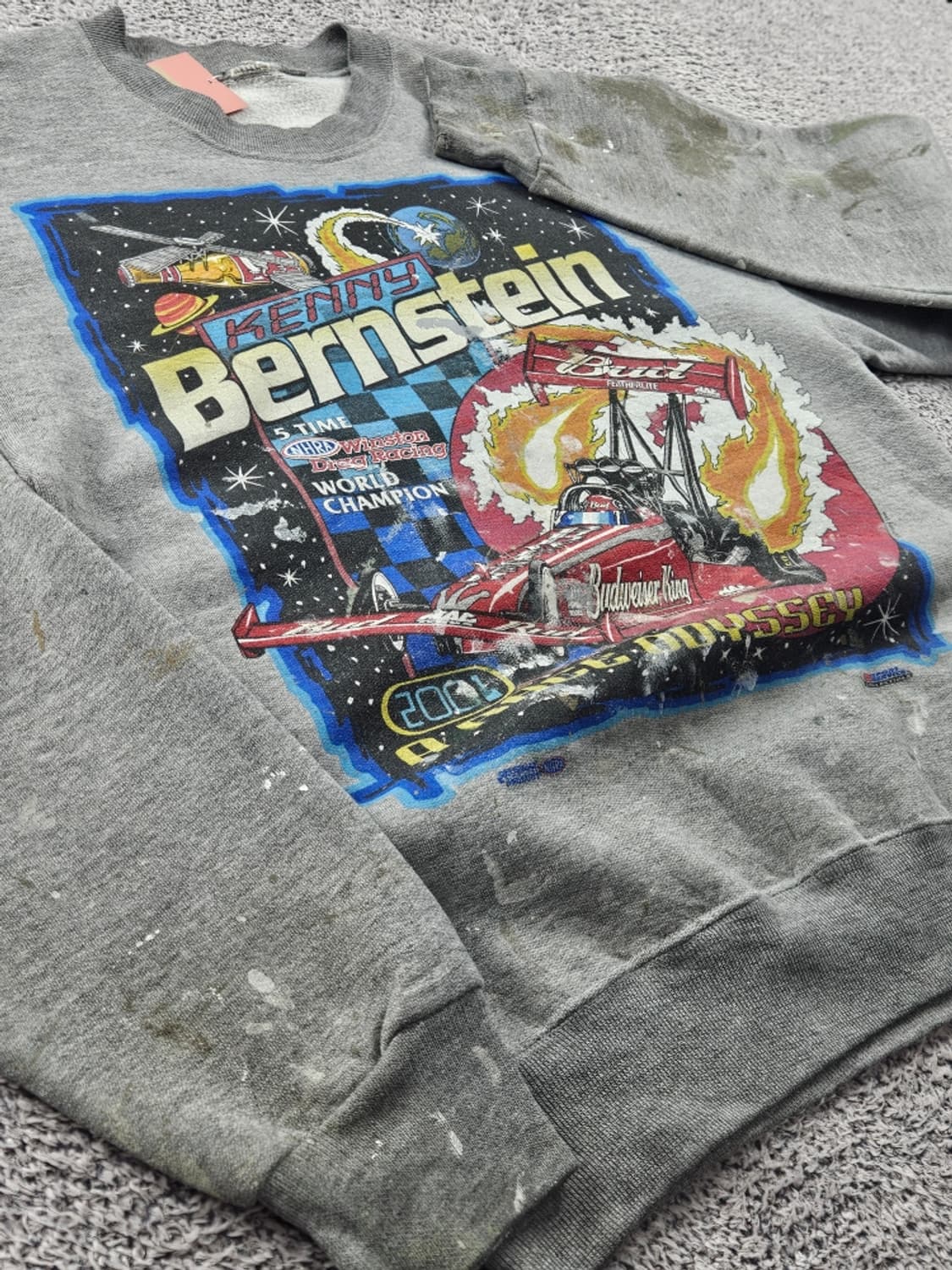케니 번스타인 버드와이저 킹 월드 챔피언 맨투맨 (L추정) / 9333 상품이미지7
