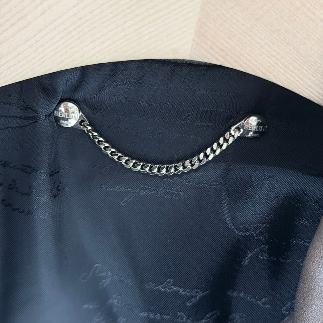 (A+/48) / 벨루티 카프스킨 레더 봄버 자켓 상품이미지3