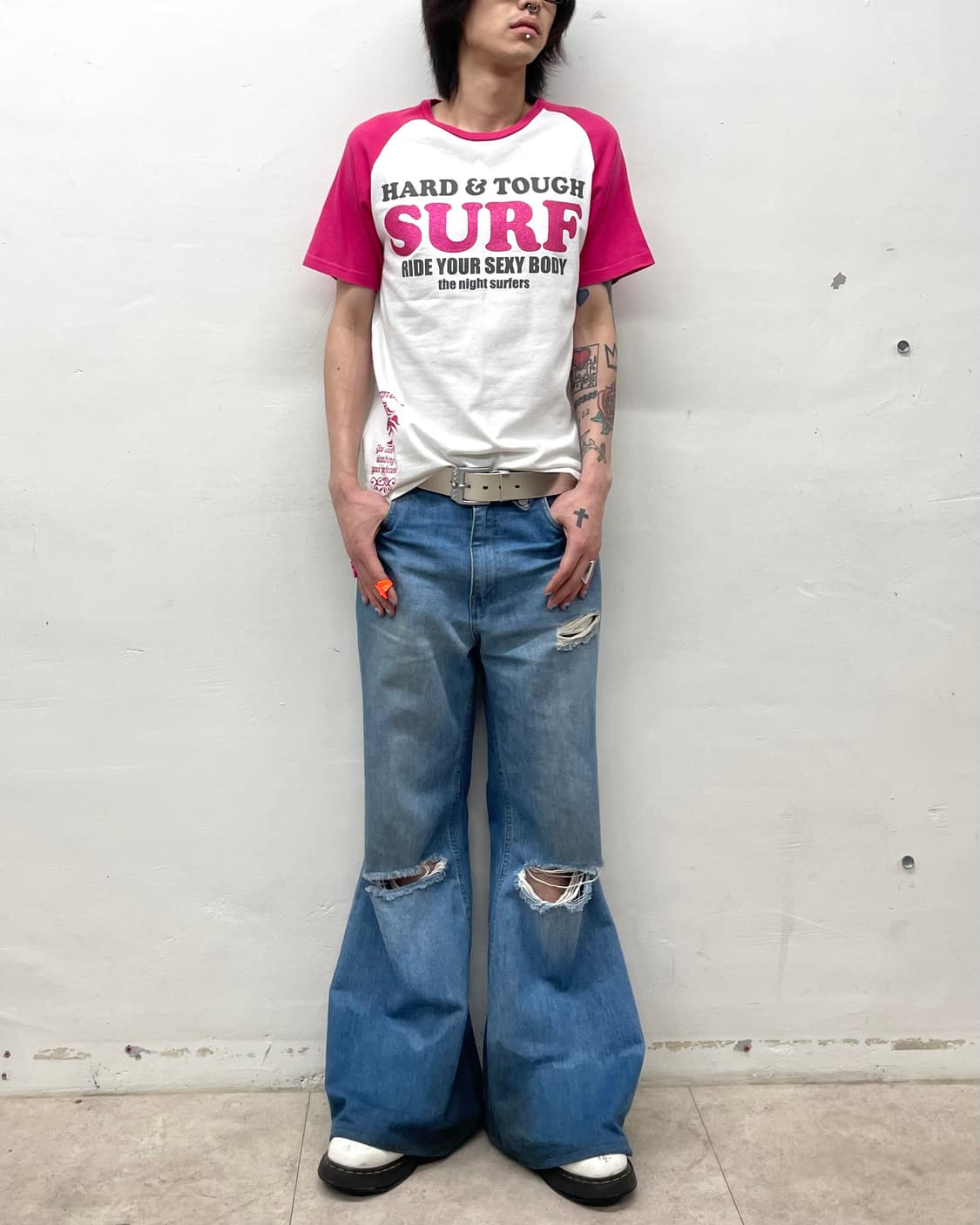 Glossy Pink Lettering T-Shirt  상품이미지6
