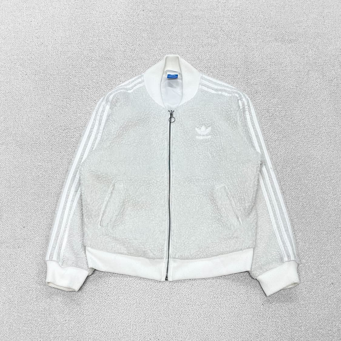 아디다스 파이어버드 후리스 트랙 자켓 화이트 상품이미지2