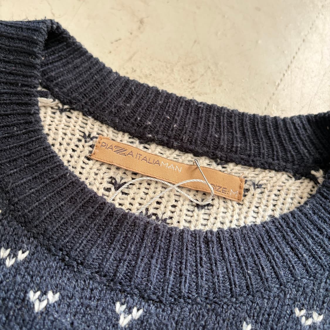 PIAZZA ITALIAMAN 빈티지 니트 스웨터 M 상품이미지5