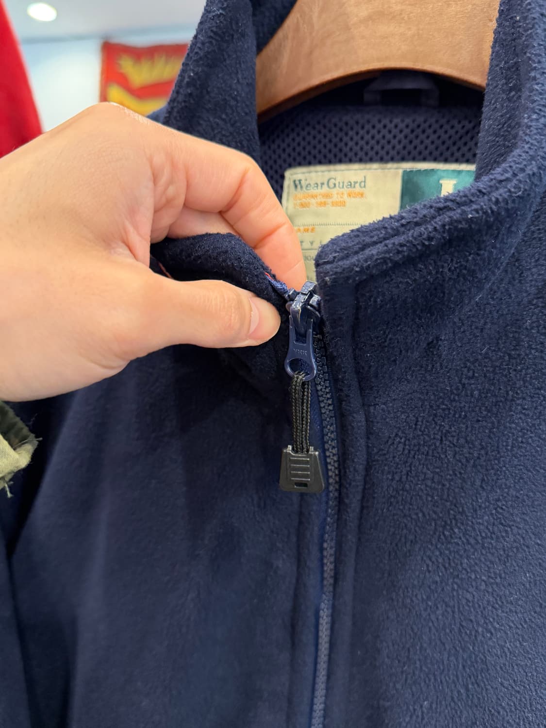 Wear Guard 빈티지 써멀 플리스 봄버 자켓 상품이미지4