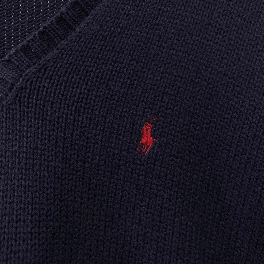 폴로 랄프로렌 코튼 브이넥 니트 상품이미지4