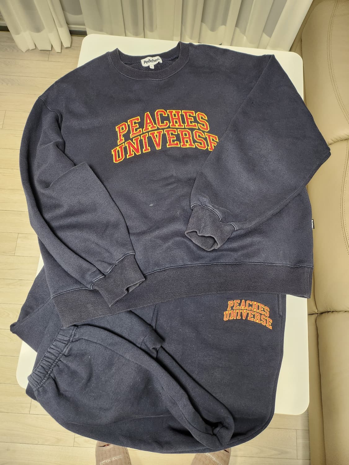 피치스 스웻 셋업 XL 상품이미지1