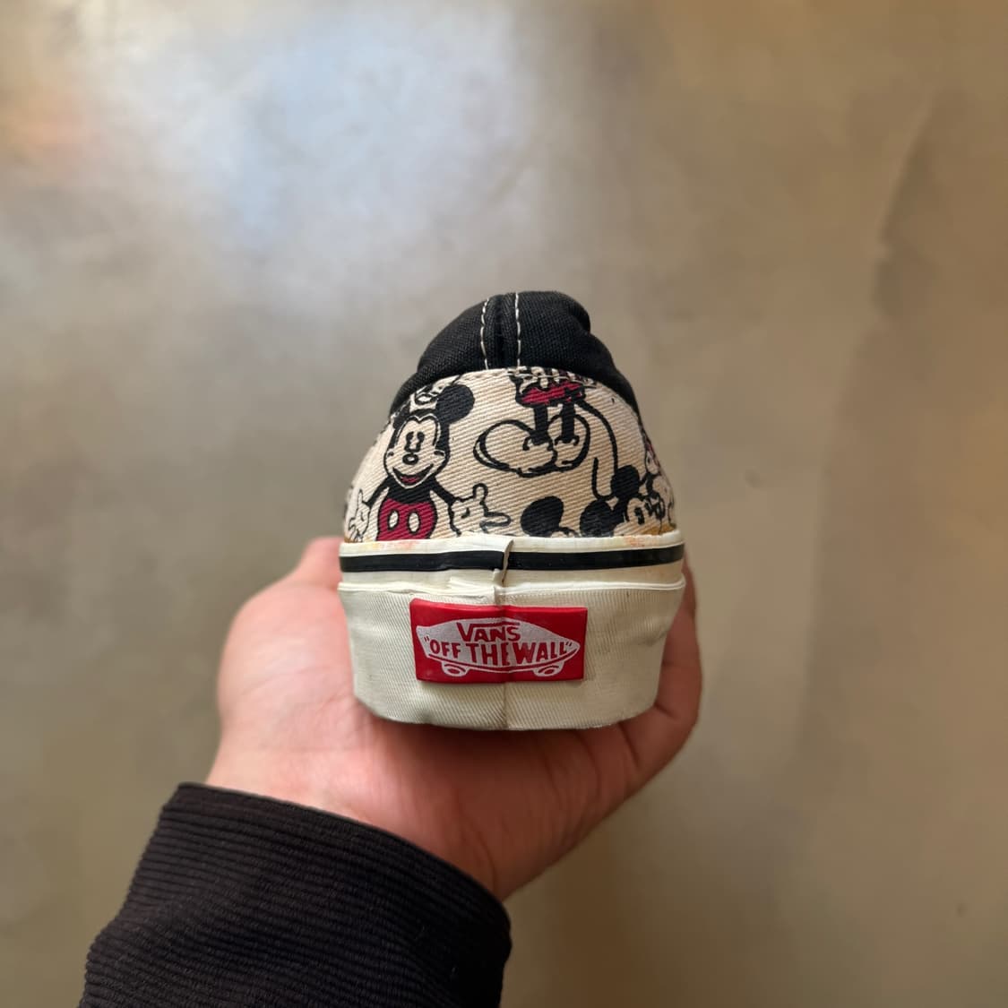 90S USA 반스 미키마우스 슬립온 상품이미지5