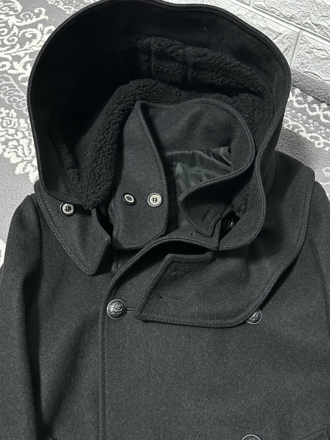 솔리드 옴므 사무라이 후디드 코트 상품이미지3