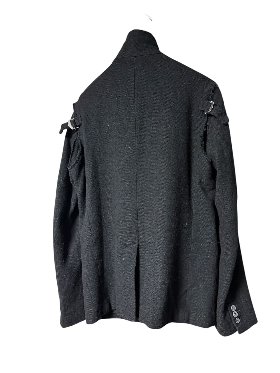 꼼데가르송 블랙 울 버틀 디테일 자킷 상품이미지2