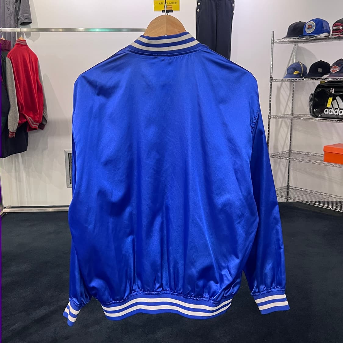 [XL] Calf-Manna 빈티지 새틴 바시티자켓  15624 상품이미지2