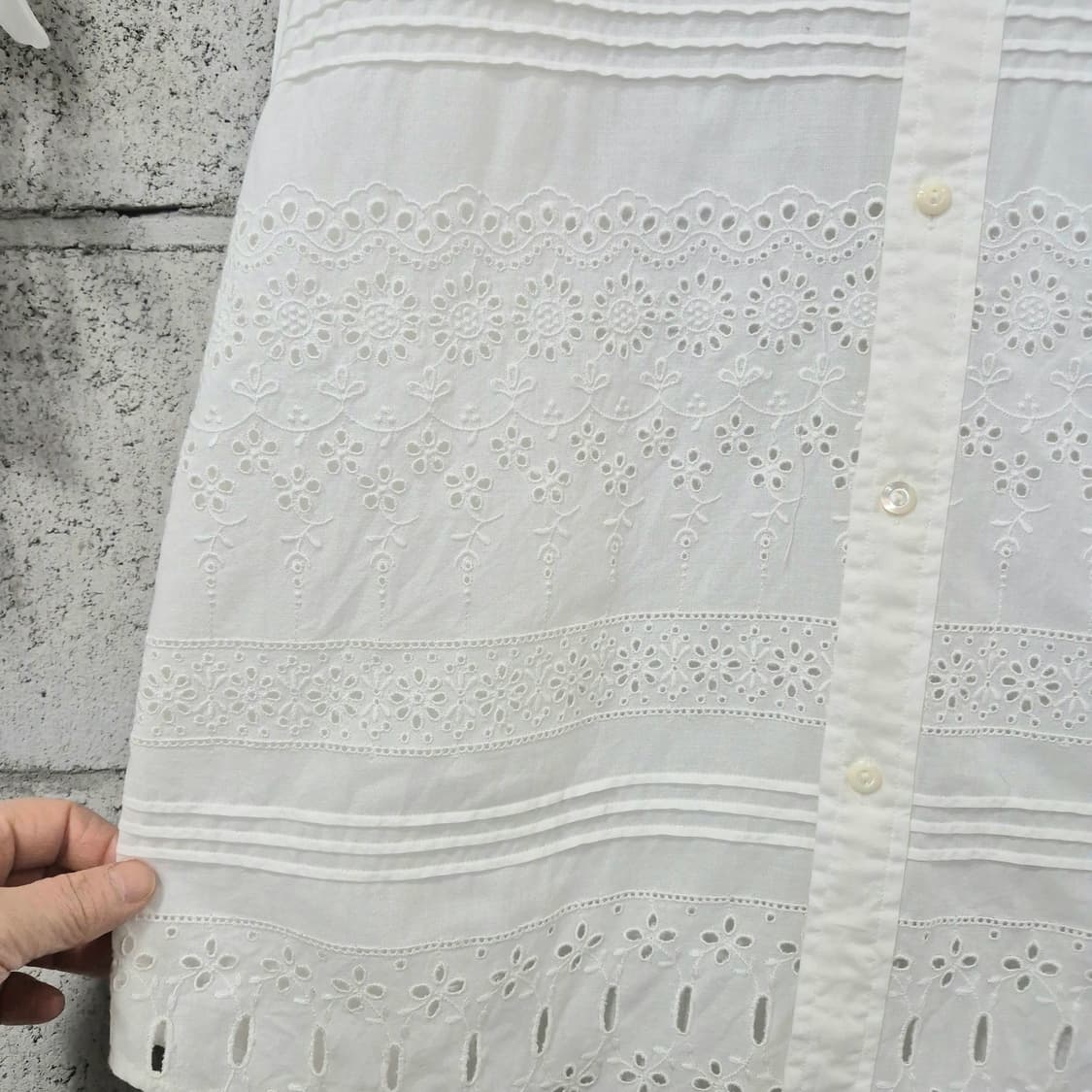  랄프로렌 폴로 아일릿 코튼 포플린셔츠 상품이미지5