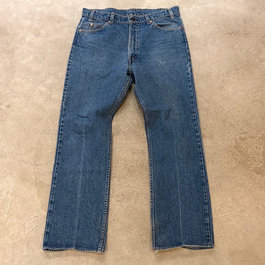 [36/32] 90s USA🇺🇸 리바이스 517 오렌지탭 중청 데님 상품이미지1