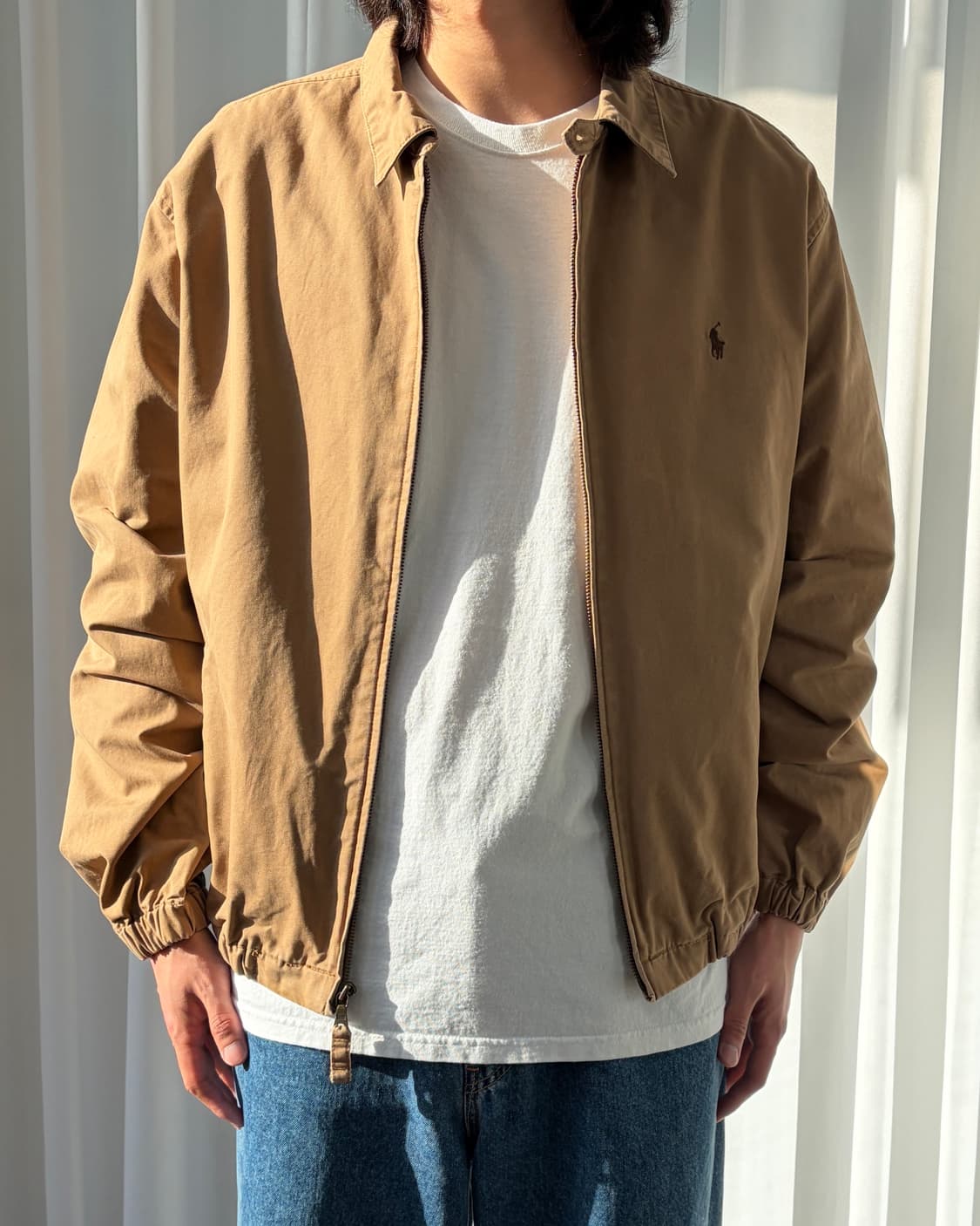 [L]폴로 랄프로렌 브라운 블루종 스윙톱 자켓 상품이미지1