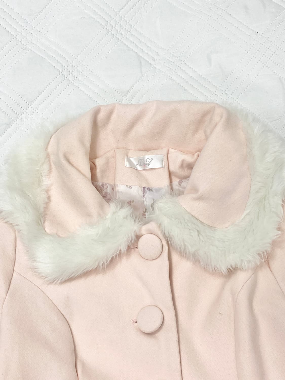 ꒰ঌ 디어리 히메갸루 핑크 로걀 코트 ໒꒱ 상품이미지8