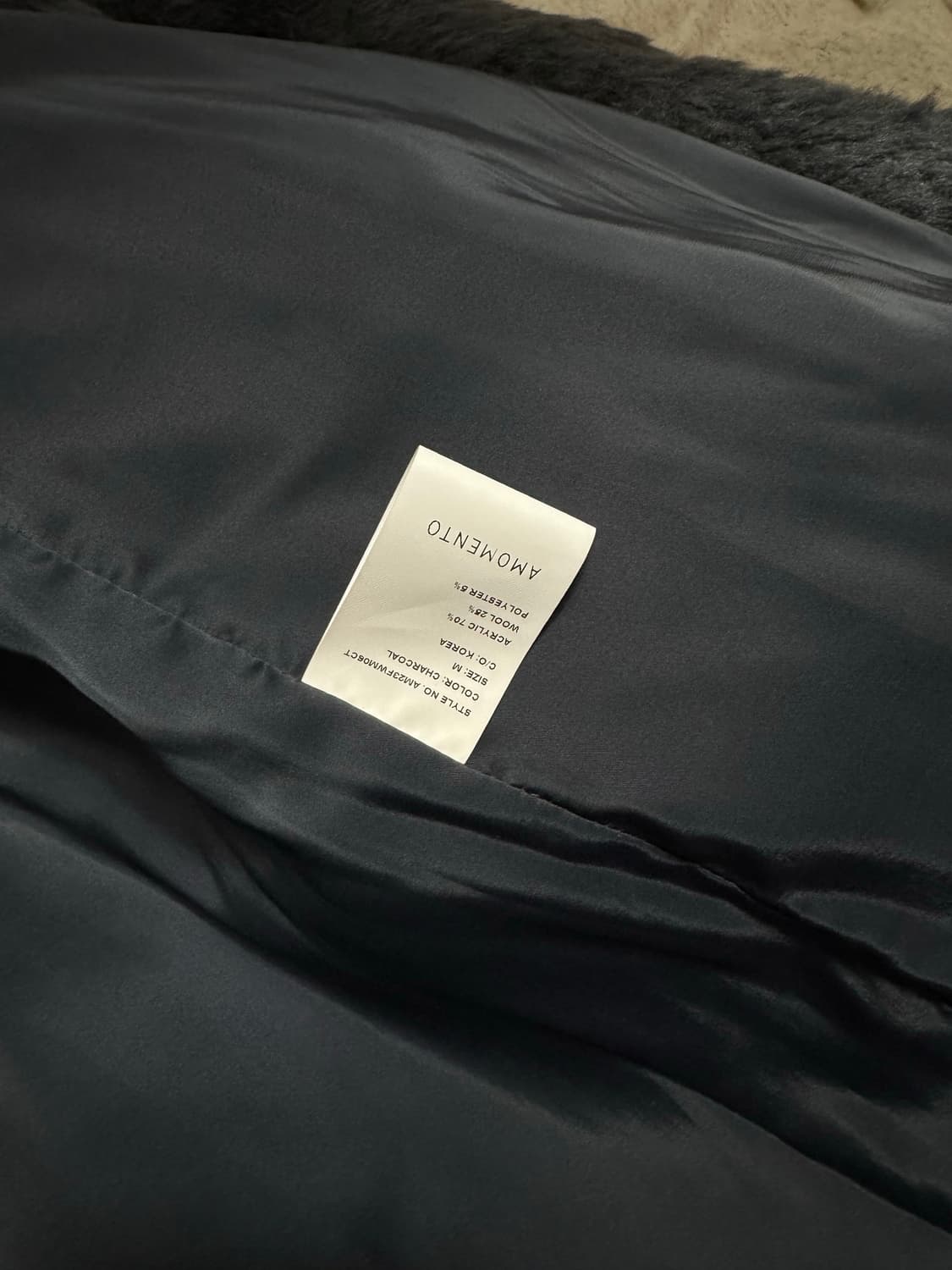 아모멘토 퍼 미드 코트 M사이즈 상품이미지7