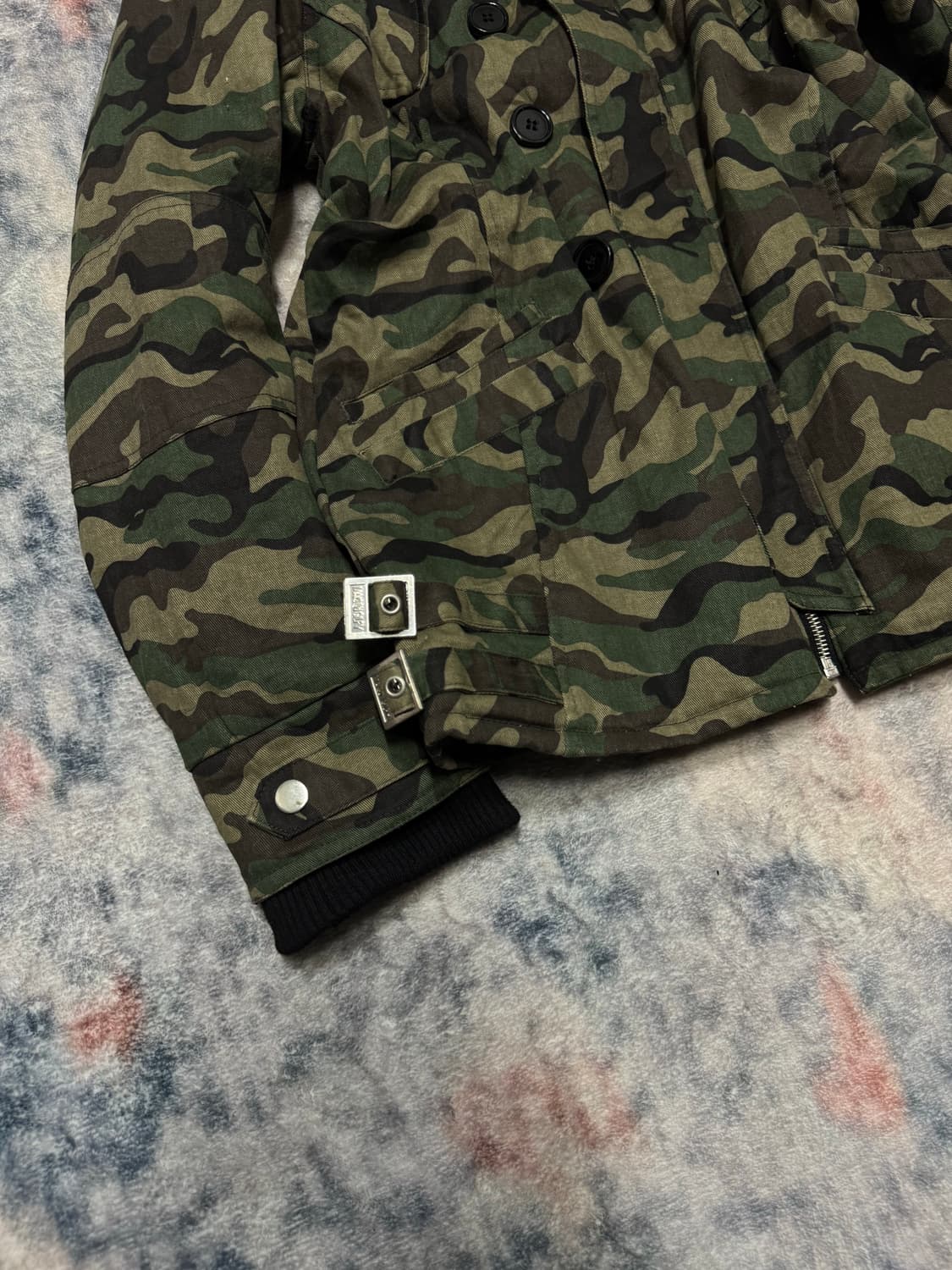 Maison gilfy y2k military fur jacket 상품이미지5