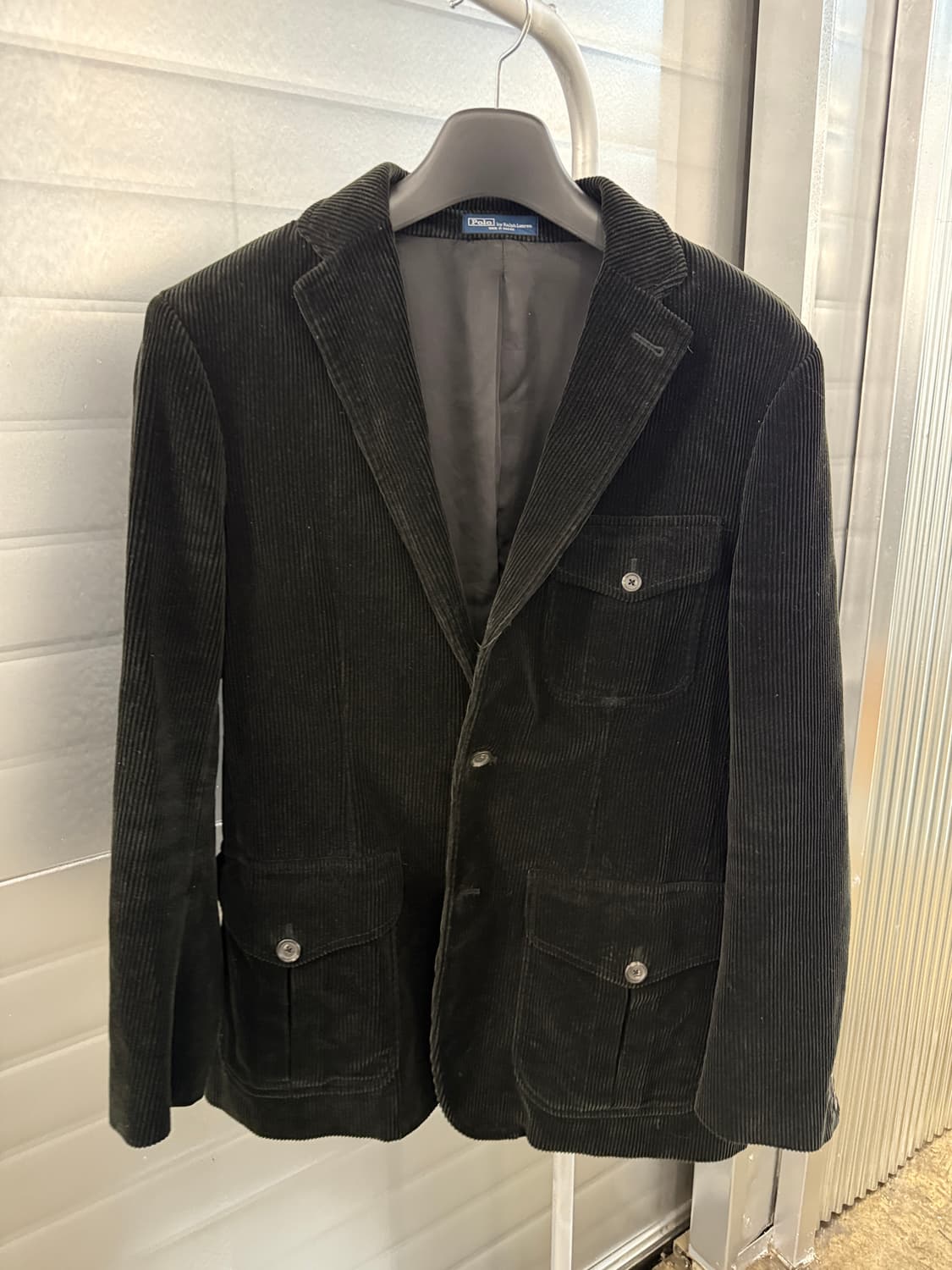 폴로 랄프로렌 블랙코듀로이 블레이저 L 상품이미지2