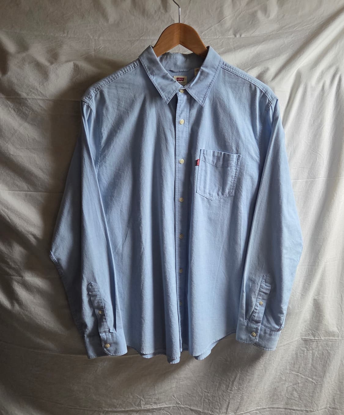 리바이스 원포켓 셔츠 하늘색 L 상품이미지1