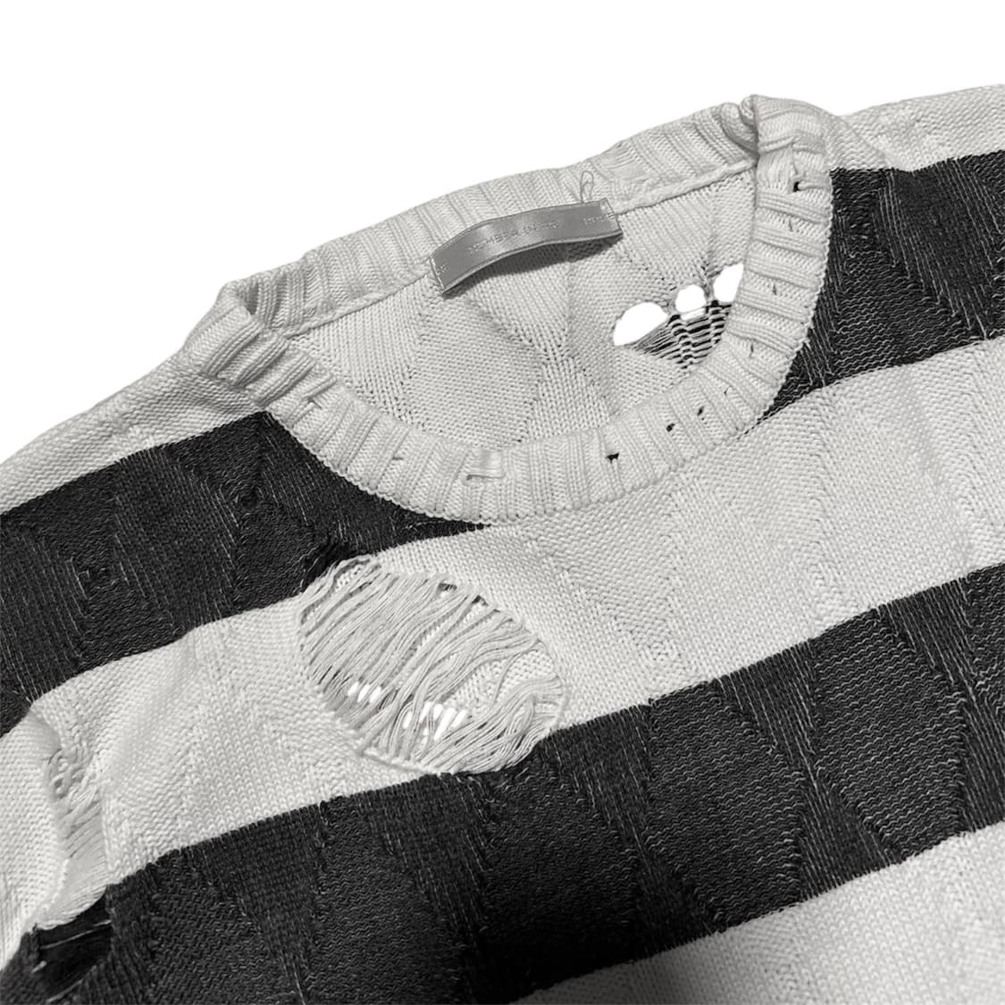 SS02 Modern Age Distressed Knit 넘버나인 상품이미지6