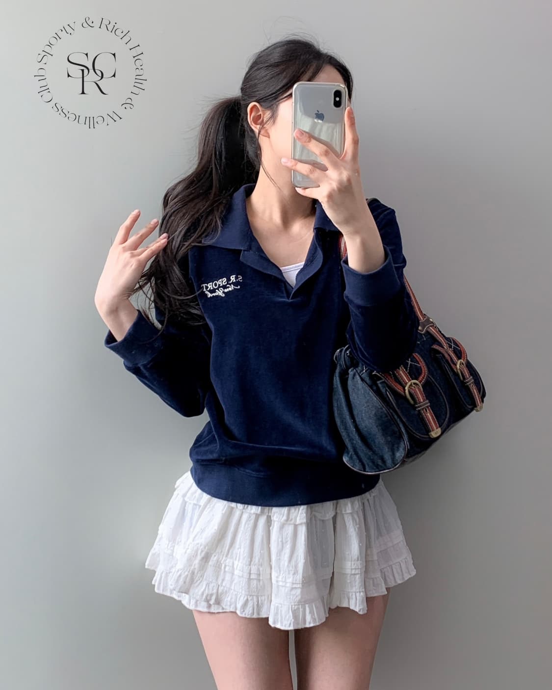 스포티앤리치 벨벳 롱슬리브 상품이미지2