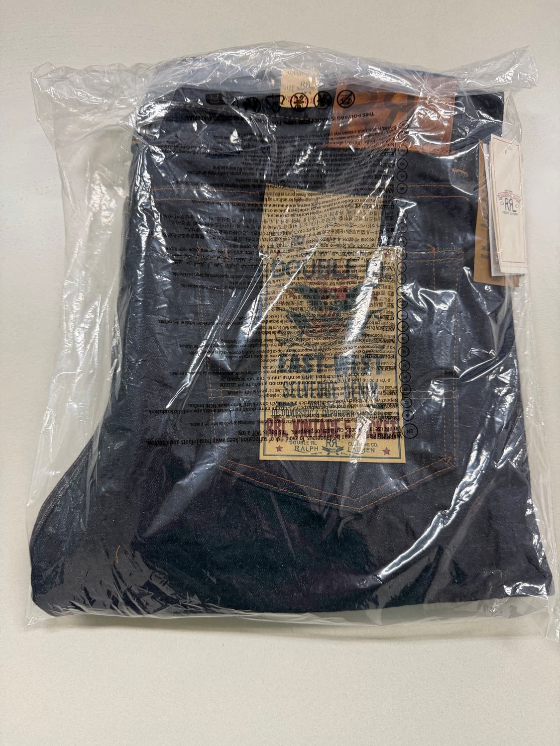 rrl 더블알엘 빈티지 파이브포켓 이스트웨스트 셀비지 린스 진 32/32 상품이미지1