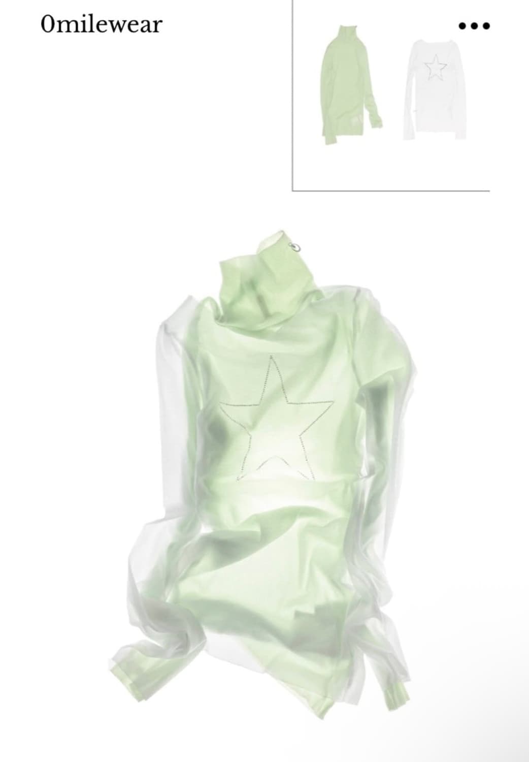 0milewear 영마일웨어 레이어드 슬리브리스 세트 상품이미지2