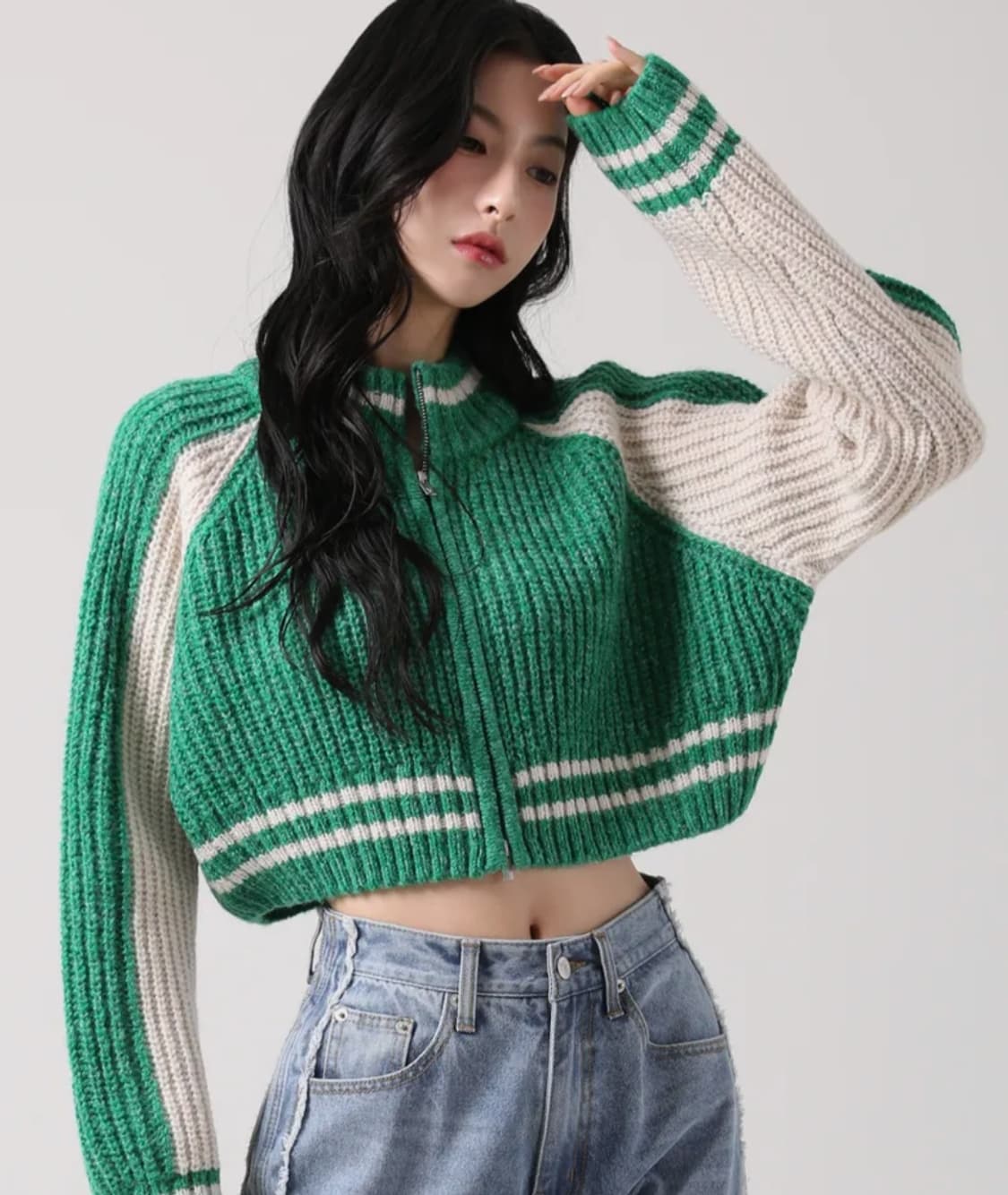 (택포) 어반드레스 집업 니트가디건 (새상품급) 상품이미지1