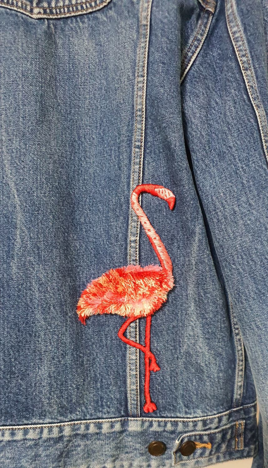 생로랑 플라밍고 데님자켓 상품이미지8