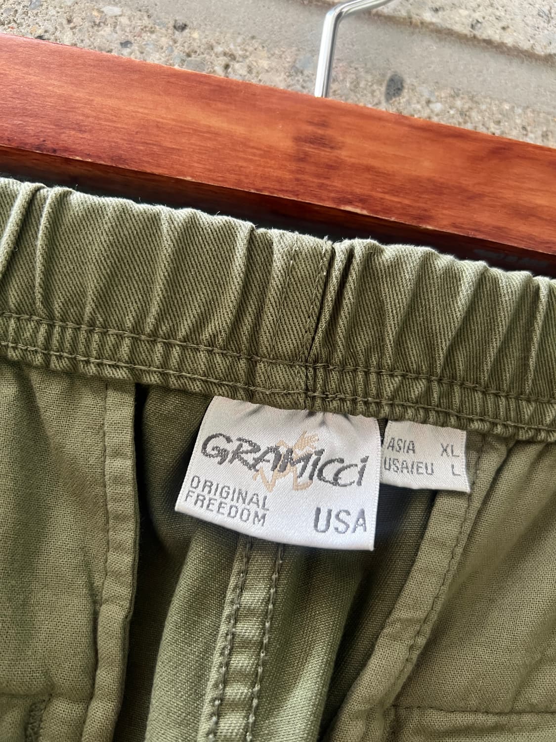 [36]GRAMICCI 그라미치 밴딩 올리브그린 퍼티그 팬츠 상품이미지6