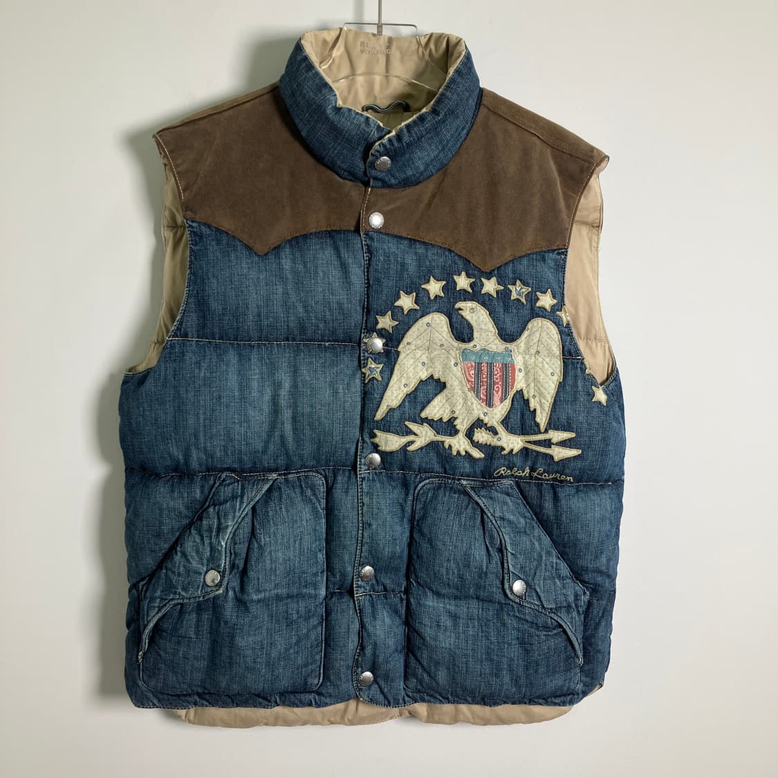 데님 앤 서플라이 랄프로렌 웨스턴 데님 다운 베스트 M 상품이미지1