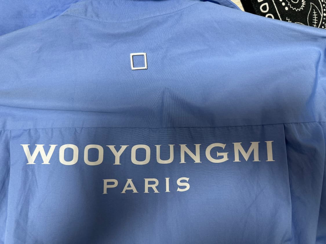 [50] 23SS 우영미 코튼 백로고 셔프 블루 상품이미지6