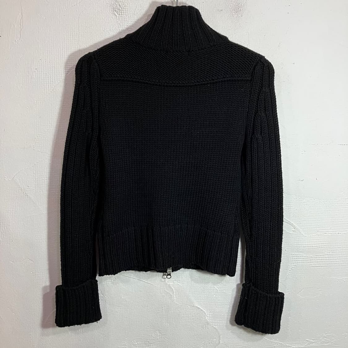 니트 크롭 더플 자켓 상품이미지3