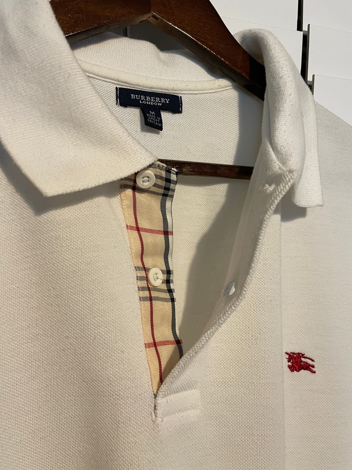 버버리 퓨어 화이트 카라티 상품이미지8