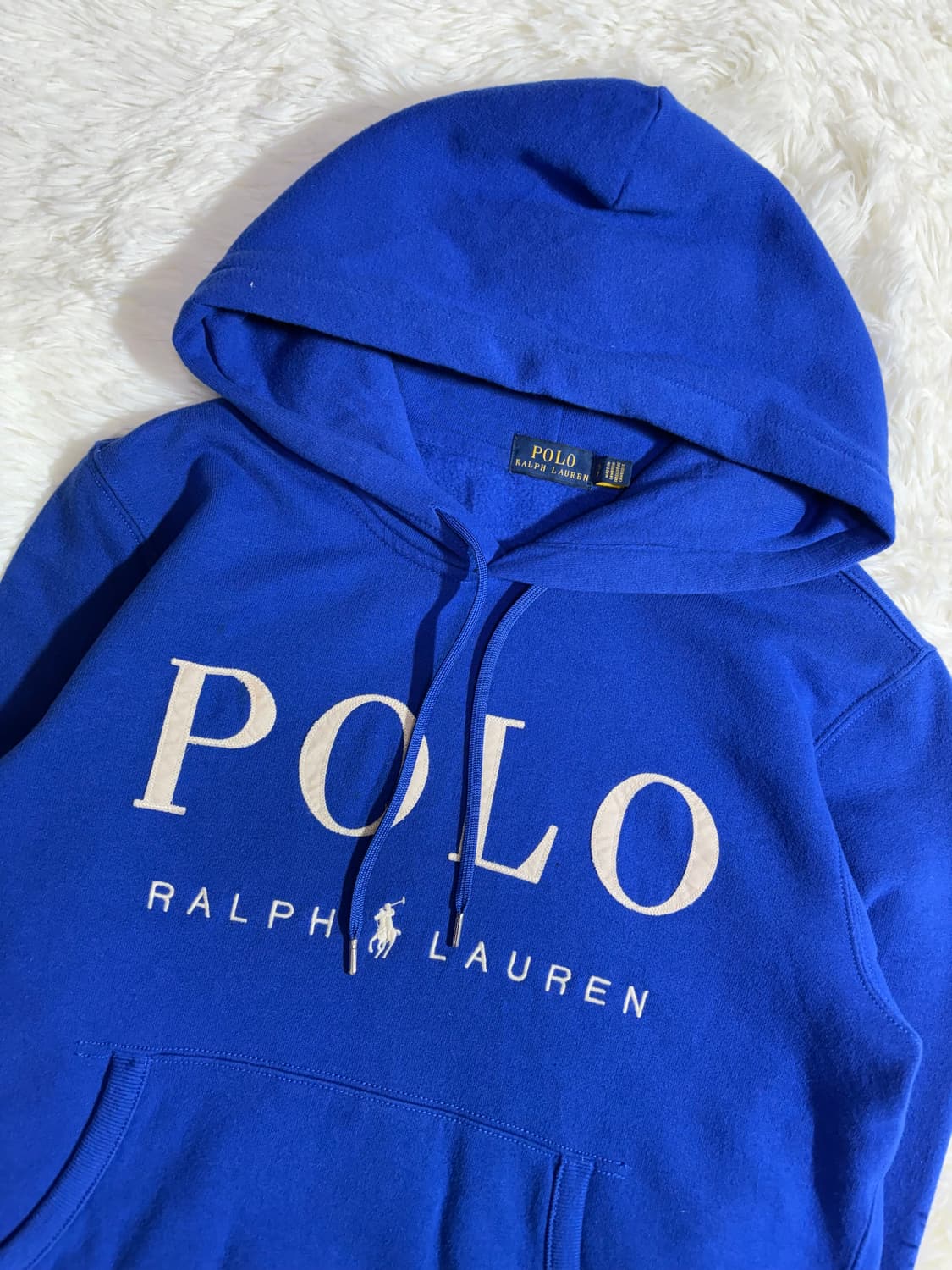 폴로 랄프로렌 베이비블루 빅포니로고 후드  상품이미지4