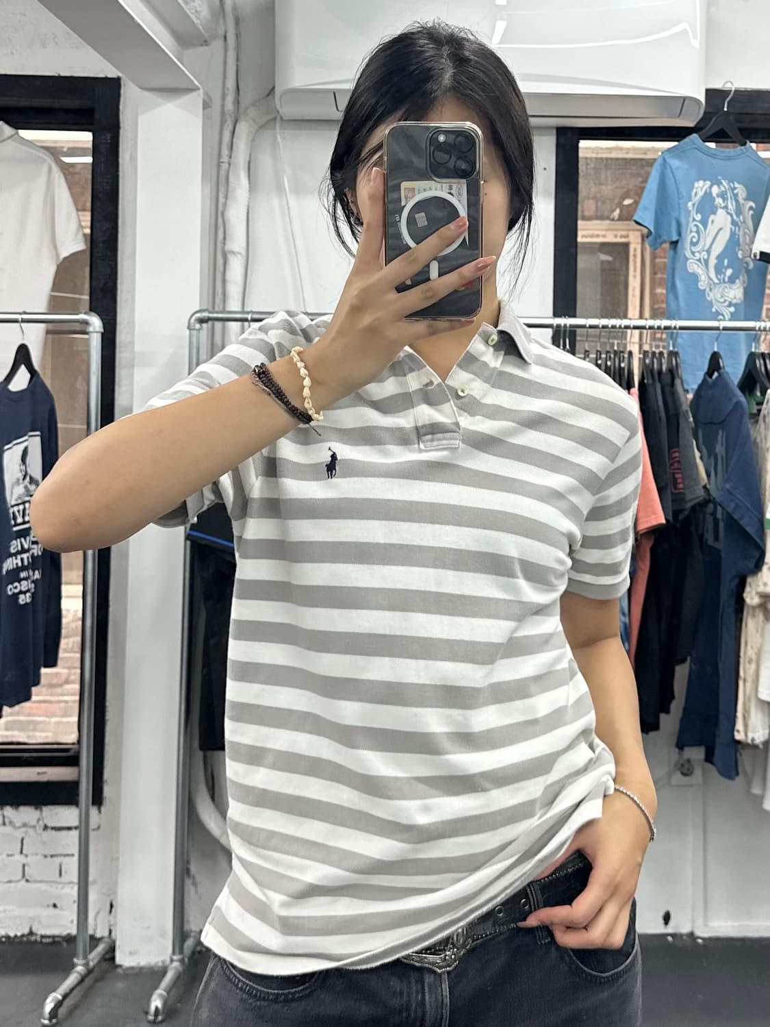 폴로 랄프로렌 스몰 포니 스트라이프 PK 상품이미지4