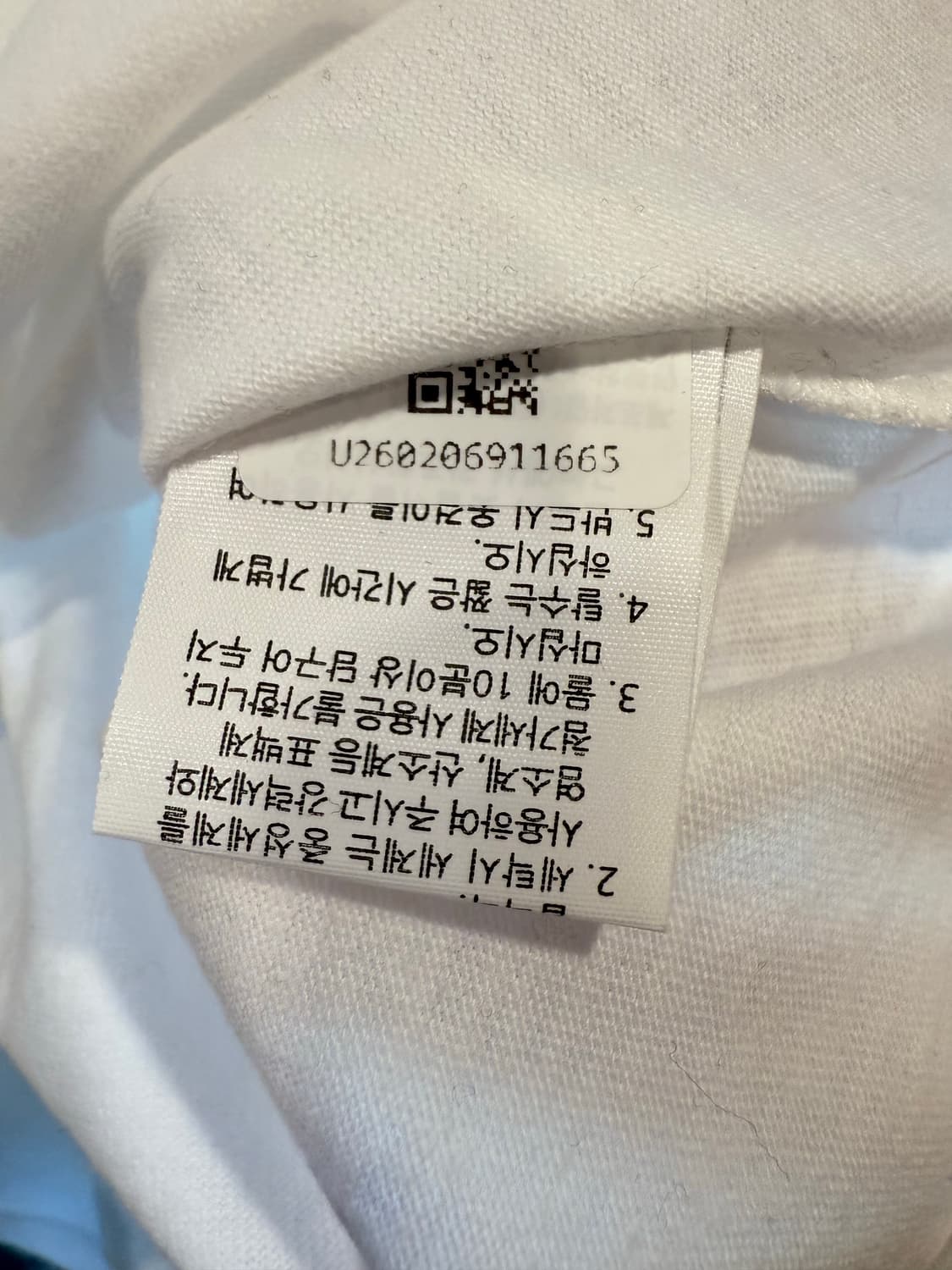 슬로우어텐션 화이트 반팔티 상품이미지4