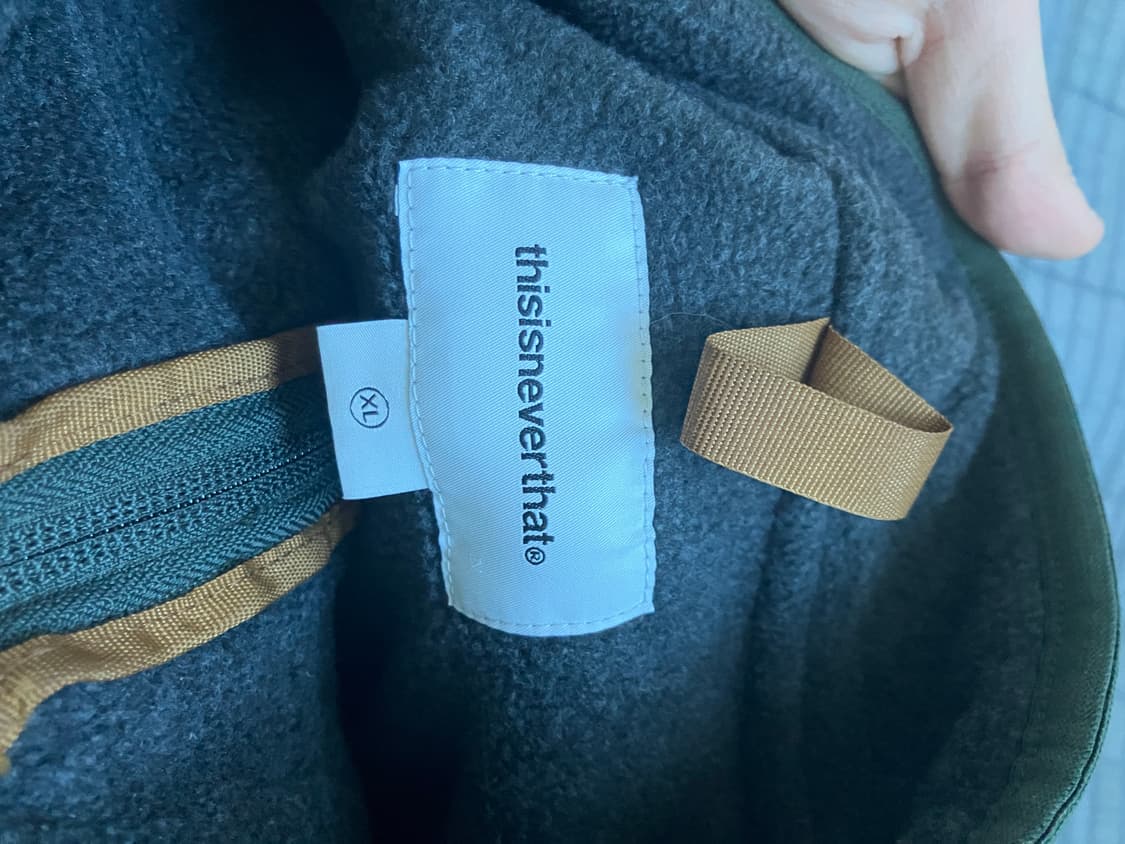 (XL) 디스이즈네버댓 반집업 후리스 상품이미지3