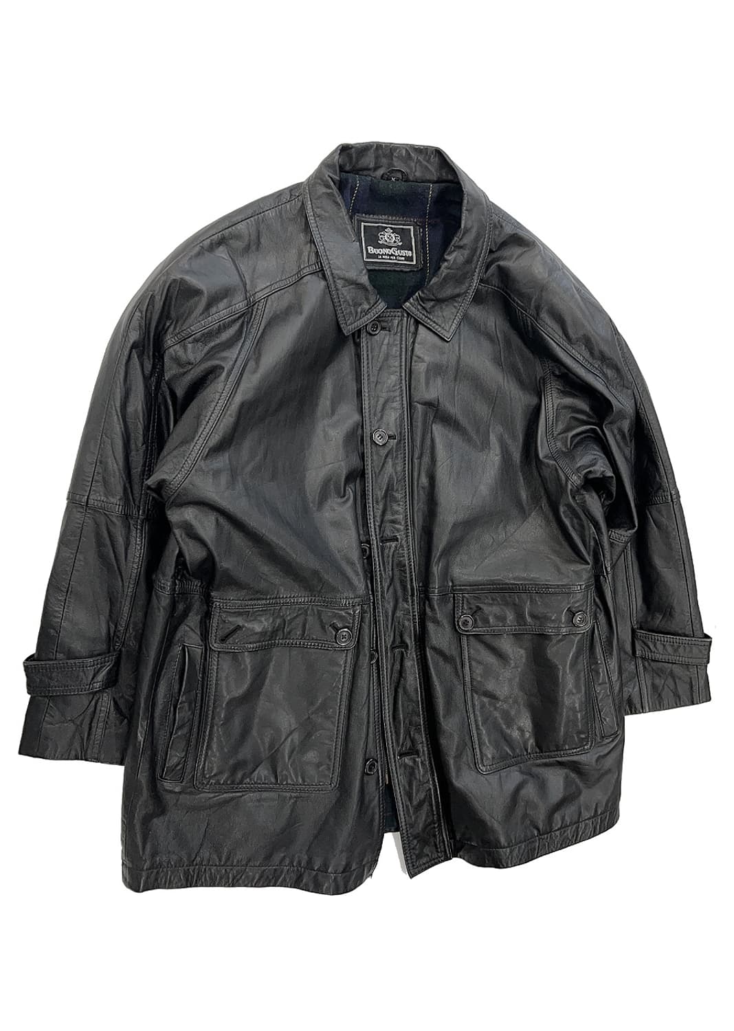 BUONO GUSTO 레더 코트 상품이미지2