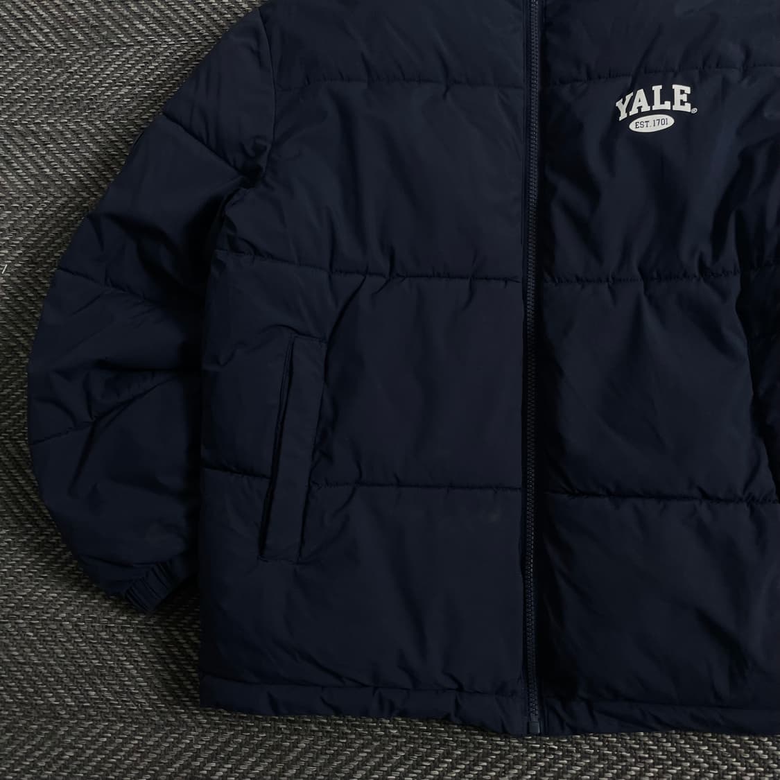 YALE 예일 로고 베이직 푸퍼 패딩y 3945 상품이미지4