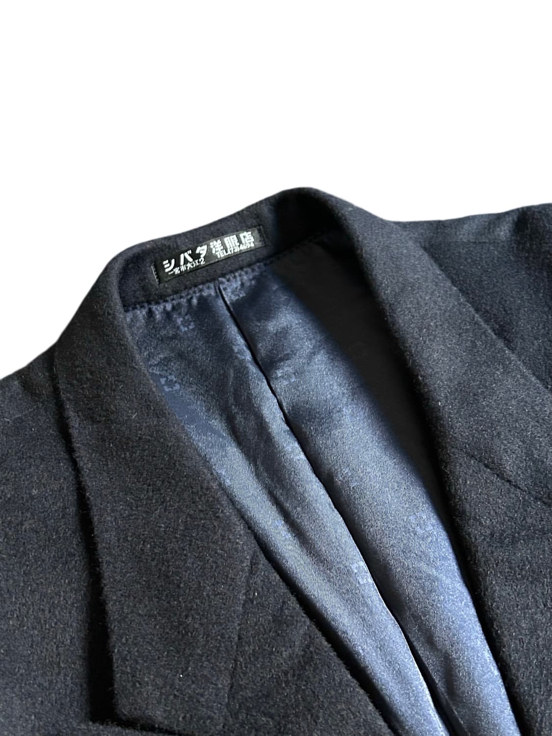 빈티지 100% 캐시미어 더블 브레스티드 네이비 금장 블레이저 상품이미지4