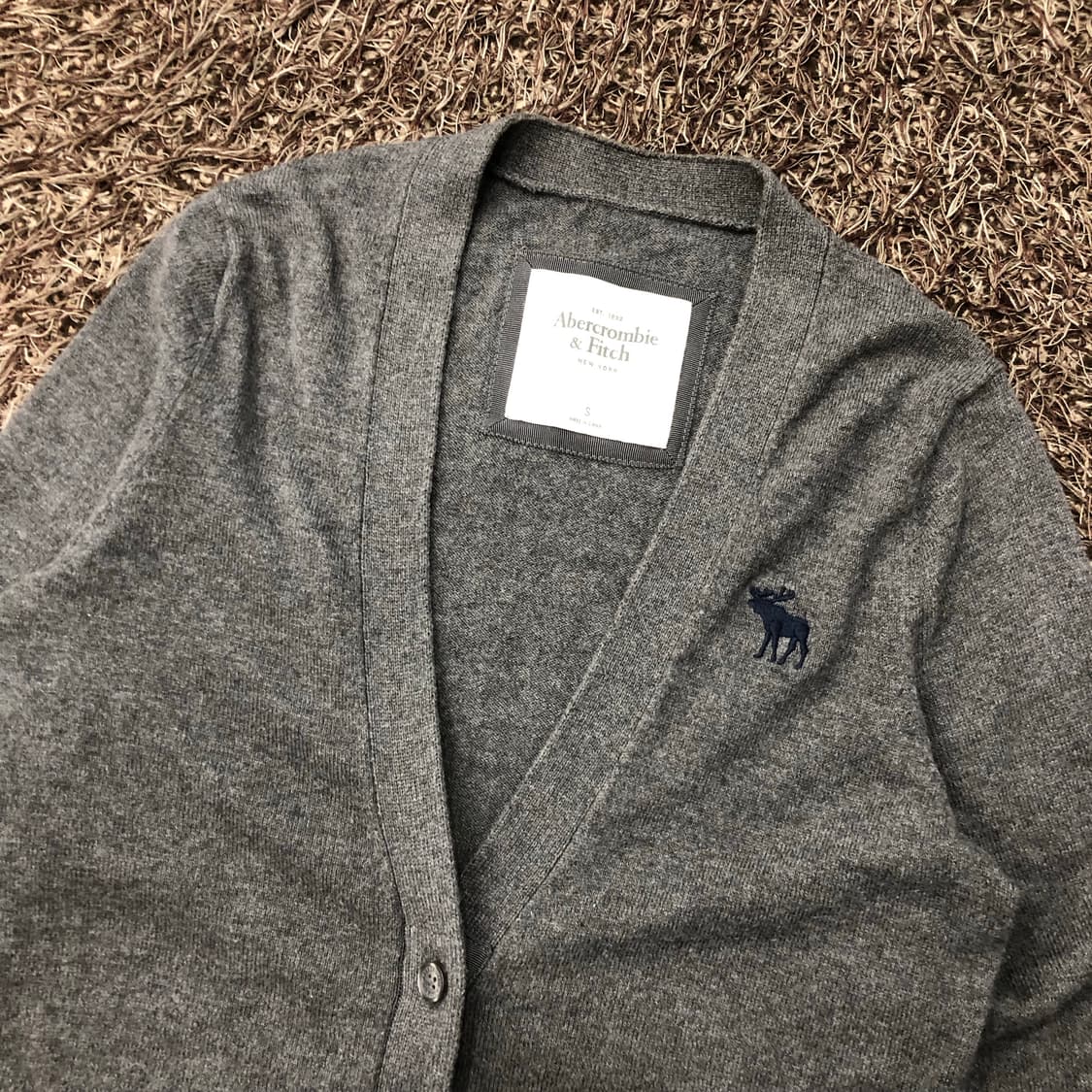 아베크롬비 그레이 가디건 상품이미지2