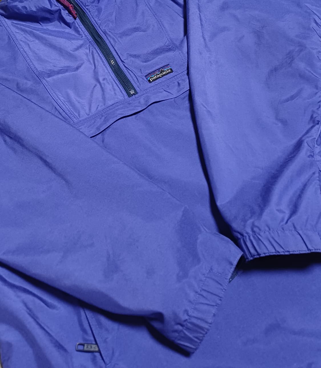 [L] 80s 파타고니아 나일론 아노락 풀오버 - 바이올렛 블루 상품이미지7