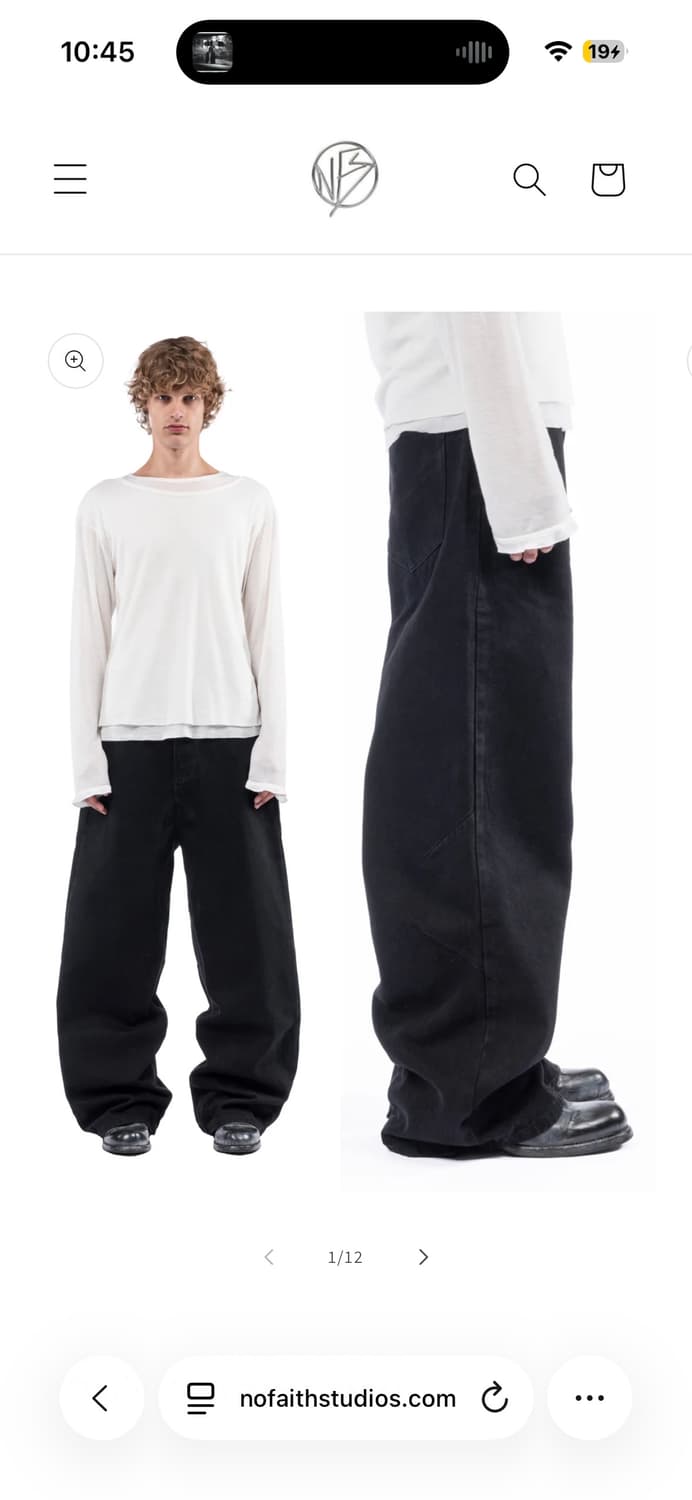 no faith studio loose everyday denim 상품이미지1