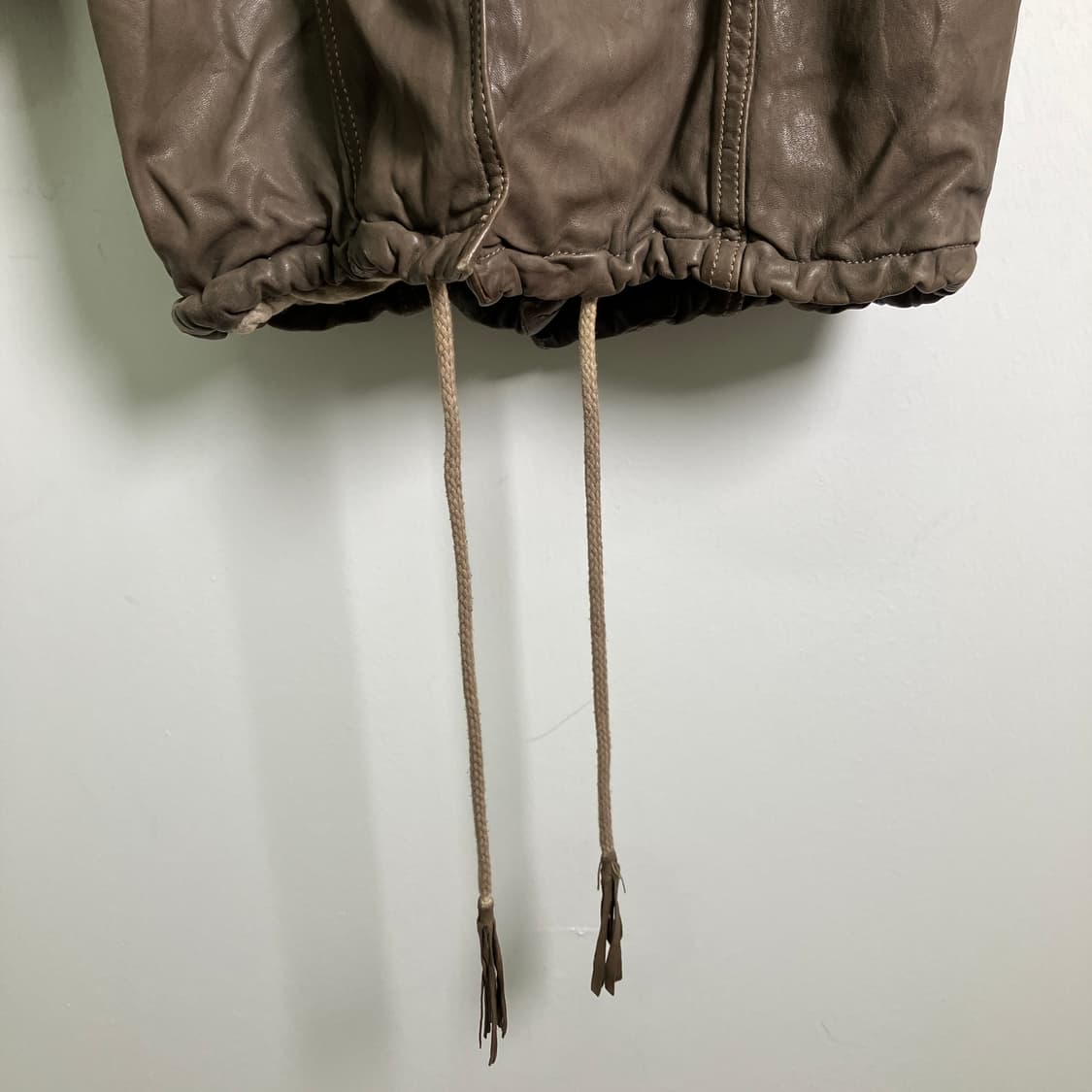 조르지오 브라토 후드 가죽 자켓 상품이미지7