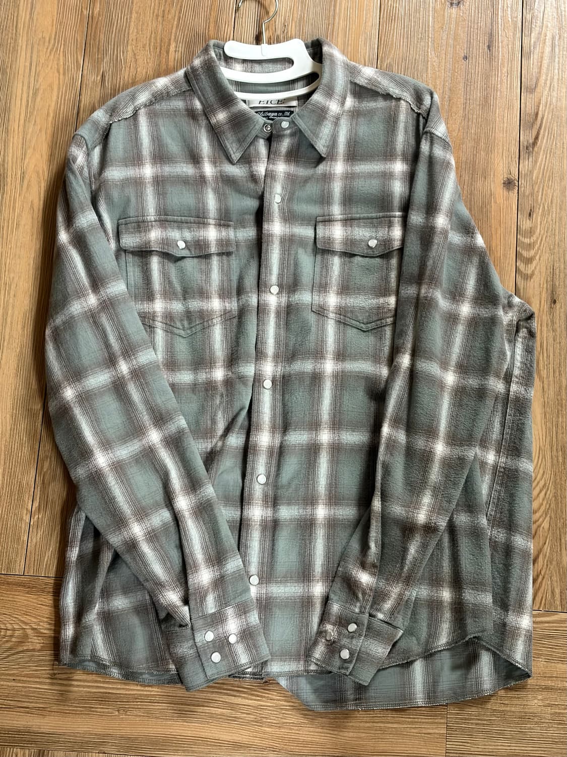 Etce FLANNEL CHECK SHIRT L 상품이미지1