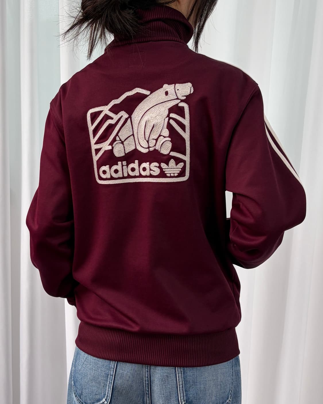 [M]아디다스 윈터베어 버건디 트랙탑 져지 상품이미지1