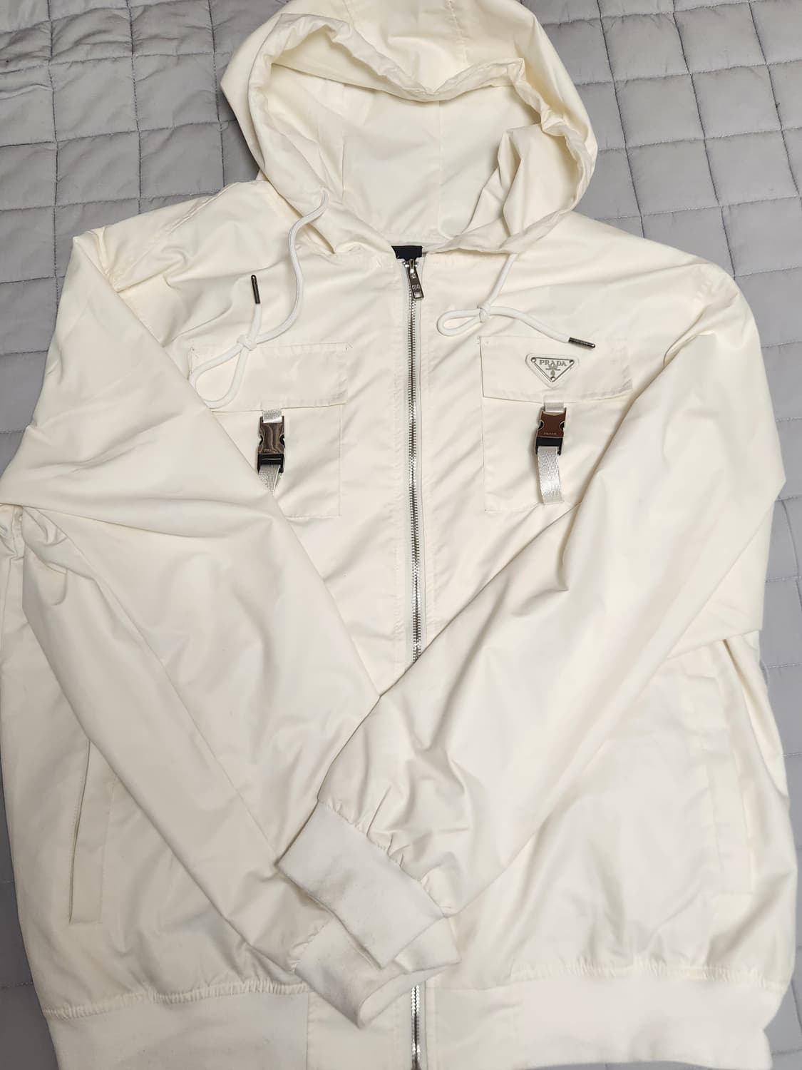 ​[국내정품/XXL] 프라다 20FW 리나일론 테크니컬 버클 자켓 상품이미지2