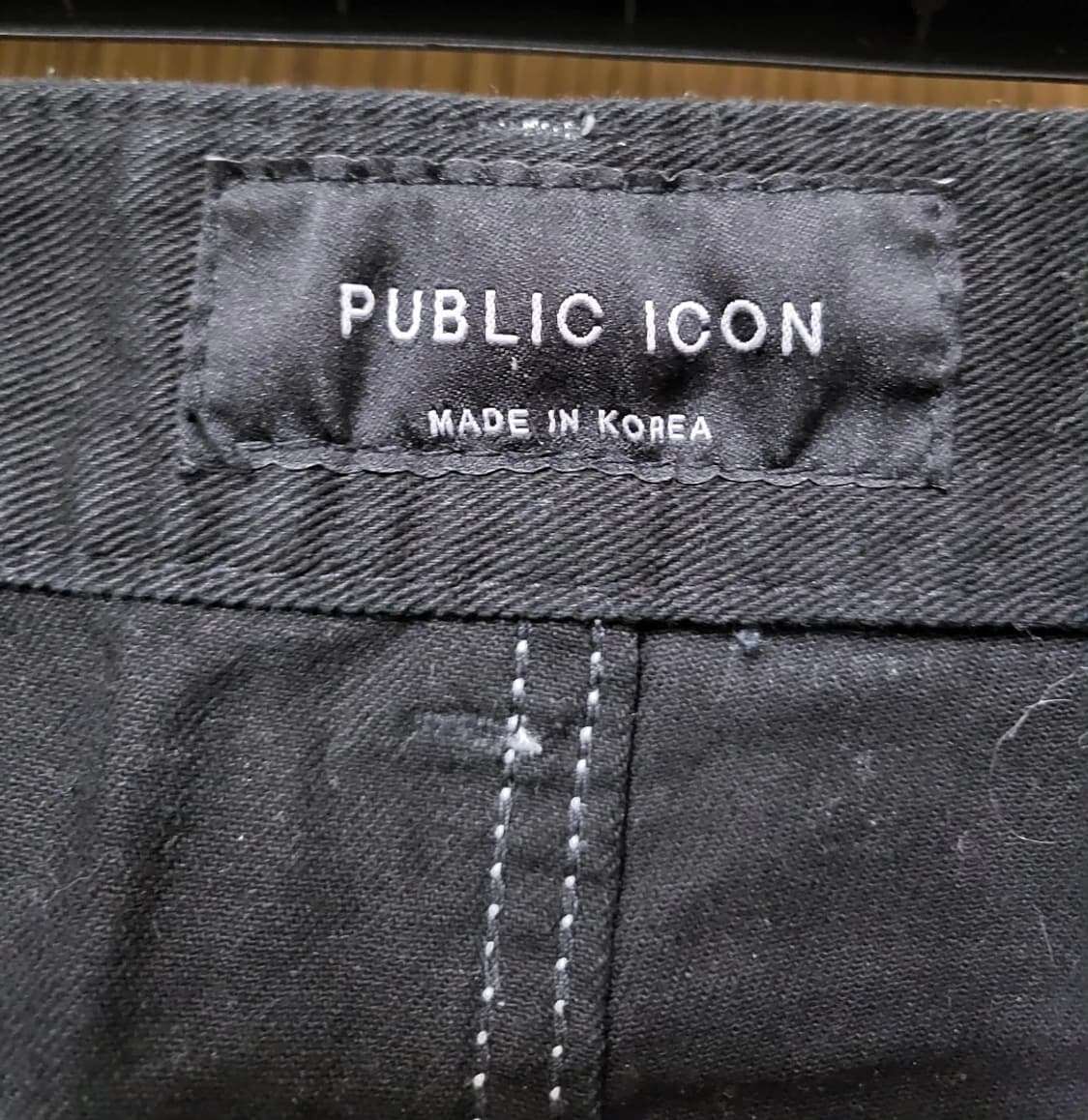 퍼블릭 아이콘 스티치블랙데님 상품이미지2