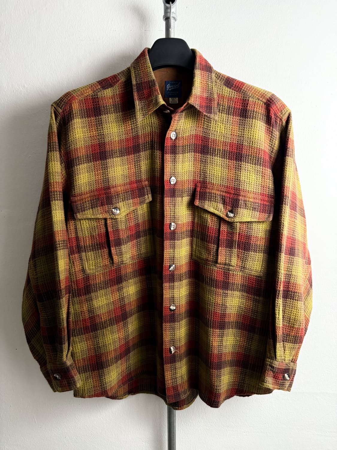 Vintage Gavial Cotton Check Shirt 상품이미지1