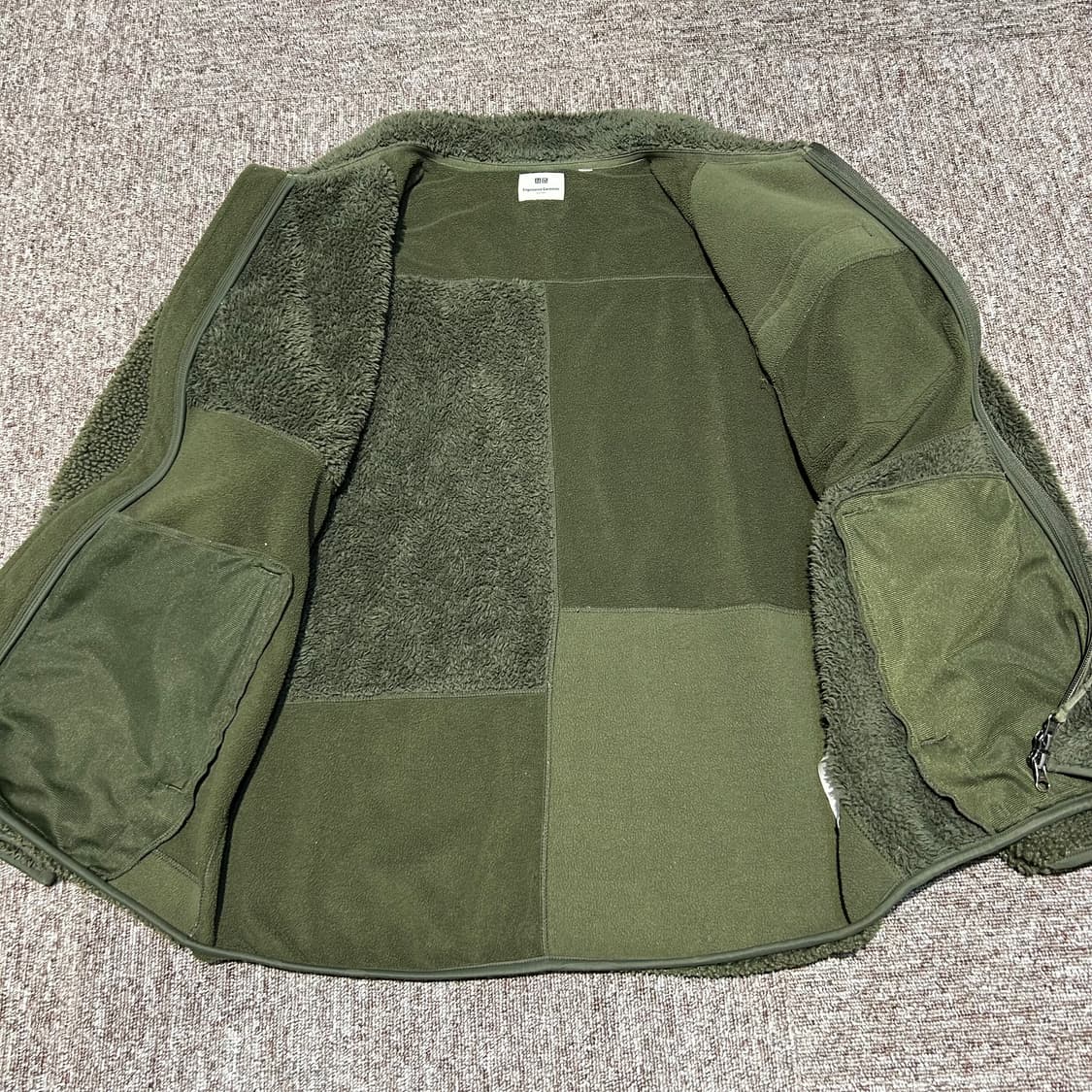 L) 엔지니어드 가먼츠 유니클로 플리스 후리스 집업 자 상품이미지5