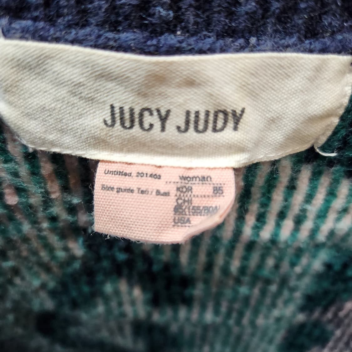 쥬시쥬디 레오파드 패턴 오버핏 니트 85(L) 상품이미지4